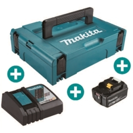 Makita Battery Kit18V5.0Ah x 1pc, Fast Charger x 1pc MKP1RT181